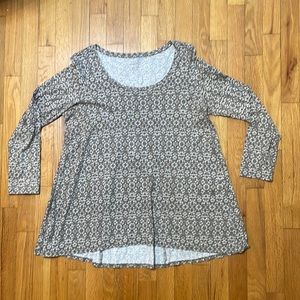 J. Jill Pure Jill Tie Back Tunic L/S size:M